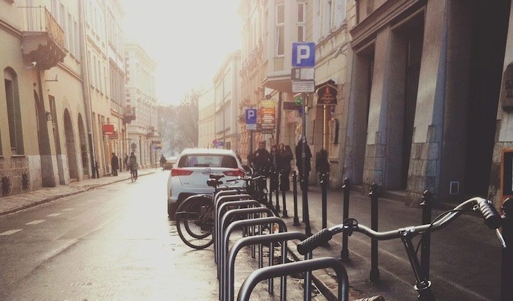 Foto do bicicletario